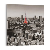 Obraz na płótnie 40x40 - Energia japońskiej stolicy - Tokio, Japonia