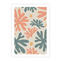 Plakat bez ramy 21x30 - Boho Wybuch - boho formy, kształty