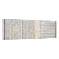 Obraz na płótnie 90x30 - Drobny Print Klasyki - geometryczne linie, styl mid century