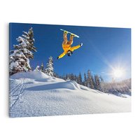 Obraz na płótnie 120x80 - Adrenalina na śniegu - snowboard - snowboard, sport