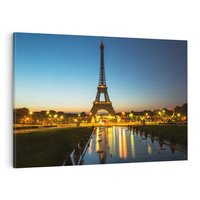 Obraz na płótnie 70x50 - Romantyczny Paryż: Wieża Eiffla - Paryż, Wieża
