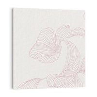 Obraz na płótnie 30x30 - Szept marzeń i tajemnic - abstrakcyjne, roślinne ornamenty