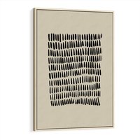 Obraz w ramie 50x70 - Echa Zapomnianych Wymiarów - nowoczesna sztuka, plakat - rama drewno