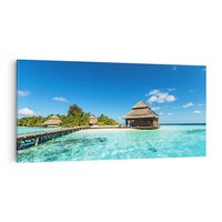 Obraz na płótnie 120x60 - Rajski Klimat - tropikalna, wyspa