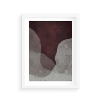 Plakat w ramie 30x40 - Zaklęte Zaburzenia - mroczny plakat, nowoczesne wnętrza - rama biała