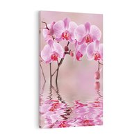 Obraz na płótnie 50x70 - Relaksacyjne spa w otoczeniu storczyka - spa, storczyk