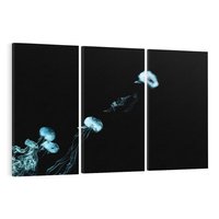 Obraz na płótnie 120x80 - Dym w abstrakcji - dym, abstrakcja