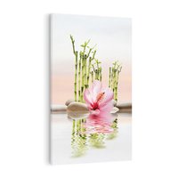 Obraz na płótnie 50x70 - Harmonia i relaks - spa, bambus