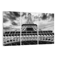 Obraz na płótnie 120x80 - Wieża Eiffla w Paryżu - Wieża, Eiffla