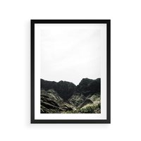 Plakat w ramie 40x50 - Górska Potęga - górski krajobraz, góry - rama czarna