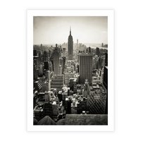 Plakat bez ramy 21x30 - Dusza wielkiego miasta - Manhattan, Nowy Jork