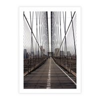 Plakat bez ramy 30x40 - Nowoczesna Linia - most, nowoczesna