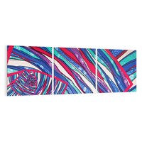 Obraz na płótnie 120x40 - Abstrakcyjna Gra Świateł i Cieni - abstrakcja