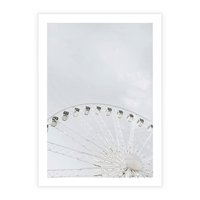 Plakat bez ramy 30x40 - Karuzela Młyńska: Nostalgiczne Koło - młyńskie koło, karuzela