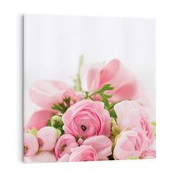 Obraz na płótnie 30x30 - Bukiet Róż - róże, bukiet