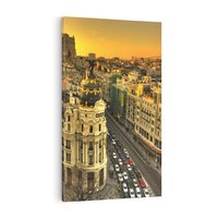 Obraz na płótnie 80x120 - Miasto Metropolii - miasto, metropolia