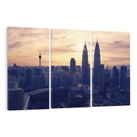 Obraz na płótnie 120x80 - Azja miasto w panoramie - Azja, miasto