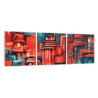 Obraz na płótnie 150x50 - Mistyka Wschodnich Światów - orientalna sztuka, nawiązanie do Japonii