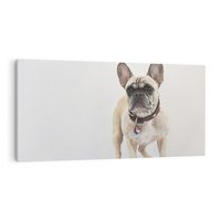 Obraz na płótnie 100x50 - Wernisaż psiego wdzięku - pies, piesek