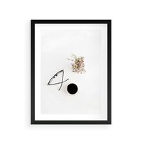 Plakat w ramie 40x50 - Codzienne Radości - kompozycja, bukiet - rama czarna