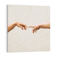 Obraz na płótnie 30x30 - Antyczna Twórczość - inspiracja, Michał Anioł