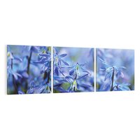 Obraz na płótnie 120x40 - Kwiatowa symfonia natury - kwiat, kwiaty