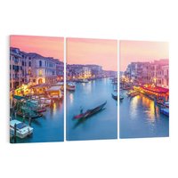 Obraz na płótnie 120x80 - Romantyczna Wenecja we Włoszech - Wenecja, Włochy