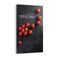 Obraz na płótnie 80x120 - Świeżość Smaku - pomidory, kuchnia