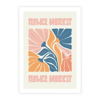 Plakat bez ramy 40x50 - Spójny Dysonans - pastelowe kolory, typografia