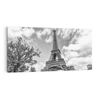 Obraz na płótnie 120x60 - Piękno architektury - Wieża, Eiffla