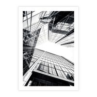 Plakat bez ramy 30x40 - Wznoszący się Wysoko - architektura, wysoki wieżowiec
