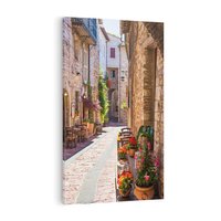 Obraz na płótnie 70x100 - Malownicze Zakątki Miasta - uliczka, perspektywa