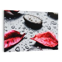 Obraz na płótnie 120x80 - Spa wśród Natury - spa, kamienie