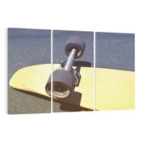Obraz na płótnie 120x80 - Deskorolka - Sztuka Na Kółkach - deskorolka, skateboard