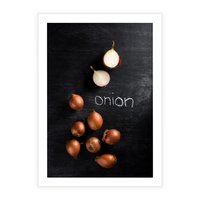 Plakat bez ramy 40x50 - Aromatyczne Inspiracje - cebula, kuchnia