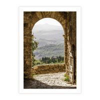 Plakat bez ramy 21x30 - Słoneczne Piękno Włoch i Prowansji - Włochy, Prowansja