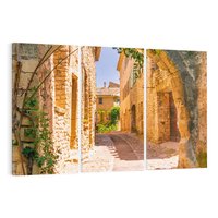 Obraz na płótnie 120x80 - Malownicza uliczka w perspektywie - uliczka, perspektywa