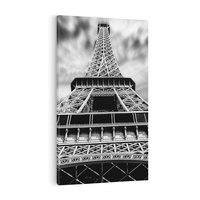 Obraz na płótnie 80x120 - Wieża Eiffla w Paryżu - Wieża, Eiffla