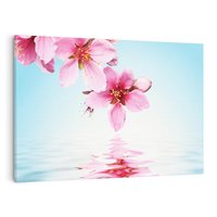 Obraz na płótnie 120x80 - Magia kwitnącej wiśni - kwitnąca, wiśnia