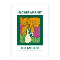 Plakat bez ramy 21x30 - Przenikające Kontury - minimalizm, plakat