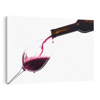 Obraz na płótnie 100x70 - Radość w smaku wina - wino