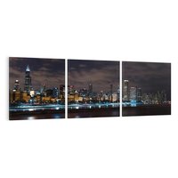 Obraz na płótnie 90x30 - Chicago - Miasto kontrastów - Chicago, USA