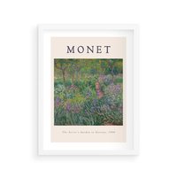 Plakat w ramie 50x70 - Reprodukcja Moneta - Monet, reprodukcja - rama biała