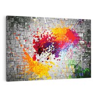 Obraz na płótnie 120x80 - Ekspresja Graffiti - farba, graffiti