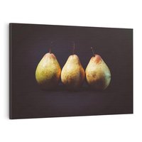 Obraz na płótnie 100x70 - Gruszki - Owocowa Harmonia - gruszki, owowce