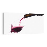 Obraz na płótnie 100x50 - Radość w smaku wina - wino