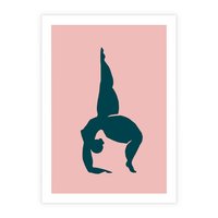 Plakat bez ramy 30x40 - Zaklęte Wzory - abstrakcja, kobieca sylwetka