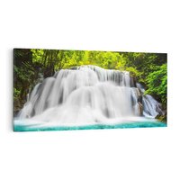 Obraz na płótnie 140x70 - Magiczne wodospady Tajlandii - Tajlandia, wodospad