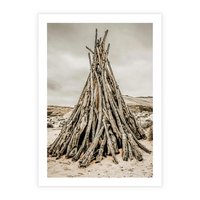 Plakat bez ramy 21x30 - Ciepło Przeszłości - retro fotograia, odcienie sepii