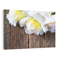 Obraz na płótnie 100x70 - Relaksująca Harmonia - kwiaty, spa